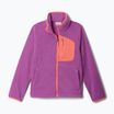 Children's fleece sweatshirt Columbia Fast Trek IV Fleece Full Zip razzle/hot coral