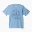 Columbia Valley Creek Graphic ripple blue/hike guide children's T-shirt