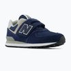 New Balance 574's V1 navy children's shoes