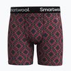 Men's Smartwool Merino Print Boxer Brief scarlet red thermal boxers