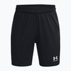 Children's football shorts Under Armour Challenger Knit black / white