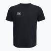 Children's football T-shirt Under Armour Challenger Train black/white