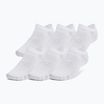 Under Armour Essential No Show 6 Pack training socks white/white/halo gray