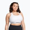 Under Armour Crossback Mid training bra white/white/black