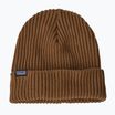 Patagonia Fishermans Rolled Beanie raptor brown winter cap