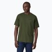 Men's Patagonia P-6 Logo Responsibili-Tee trekking shirt torrey pine green