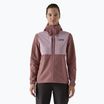 Patagonia women's softshell jacket R2 CrossStrata Hoody dulse mauve