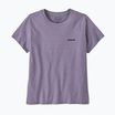Women's Patagonia P-6 Logo Responsibili-Tee concrete purple T-shirt