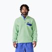 Patagonia men's trekking sweatshirt LW Synch Snap-T P/O rinsed green