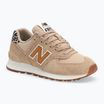 New Balance women's shoes 574's V2 brown