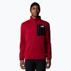 Men's sweatshirt The North Face Crest FZ garnet red/black