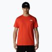 Men's The North Face Box Nse t-shirt crimson orange/black