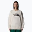 The North Face women's Drew Peak Crew white dune sweatshirt