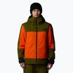 Men's ski jacket The North Face Mount Bre orange/forest olive