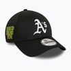 Men's New Era Patch 9Forty Oakland Athletics baseball cap black