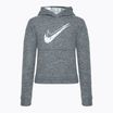 Nike Multi Stain Repel Therma-FIT children's sweatshirt black/ light smoke grey/ heather/ white