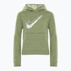 Children's Nike Multi Stain Repel Therma-FIT oil green/olive aura/heather/white sweatshirt