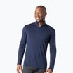 Men's thermal sweatshirt Smartwool Classic Thermal Merino Base Layer 1/4 Zip Boxed deep navy