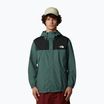 Men's rain jacket The North Face Antora duck green/tnf black