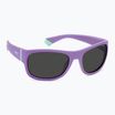 Polaroid PLD 8064/S violet/grey polarised children's sunglasses