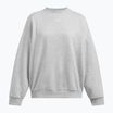 Under Armour women's Rival Fleece OS Crew mod gray light heather/white sweatshirt