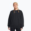 Under Armour women's Rival Fleece OS Crew black/white sweatshirt