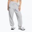 Under Armour women's trousers Icon Heavyweight Terry Oversized mod gray light heather/forest green