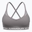 Under Armour Crossback Low tetra gray/white training bra