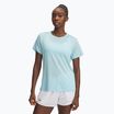 Women's training T-shirt Under Armour Tech C-Twist stream/white