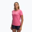 Women's training T-shirt Under Armour Tech C-Twist super pink/white