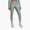 Women's leggings Under Armour HeatGear Rib silica green/silica green/white