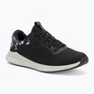 Women's training shoes Under Armour Charged Aurora 2+ black/hydro green/metallic warm silver