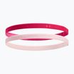 Under Armour Mini Bands headband (2 pcs) shaded fuchsia/prime pink