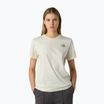 The North Face women's Box Nse Relaxed white dune/slate moss t-shirt