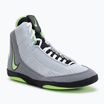 Nike Inflict 4 football wrestling shoes grey/lime blast/anthracite/white