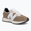 New Balance 327's V1 mushroom/white shoes