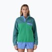 Patagonia women's trekking sweatshirt LW Synch Snap-T P/O heartleaf green