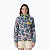 Patagonia women's trekking sweatshirt LW Synch Snap-T P/O wild botanist/tidal teal