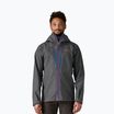Patagonia men's Triolet forge grey w / p6 blue rain jacket