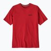 Men's Patagonia P-6 Logo Responsibili-Tee amanita red