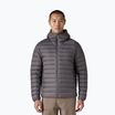 Men's down jacket Patagonia Down Sweater Hoody forge grey w/forge grey