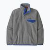 Men's Patagonia LW Synch Snap-T P / O nickel w / clement blue trekking sweatshirt