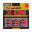 Squash racket wrap Karakal X-Dri Grip 3 pcs red.