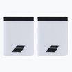 Babolat Logo Jumbo Wristband 2 pcs white/black