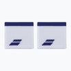 Babolat Logo Wristband 2 pcs white/sodalite blue