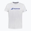 Children's Babolat Exercise T-shirt Jr white/white