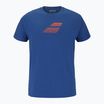 Babolat men's Exercise Big Flag t-shirt dark blue