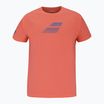 Babolat men's Exercise Big Flag t-shirt hot coral