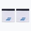 Babolat Logo Wristband 2 pcs white/drive blue