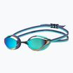Arena Python Mirror turquoise/future dusk/water swimming goggles